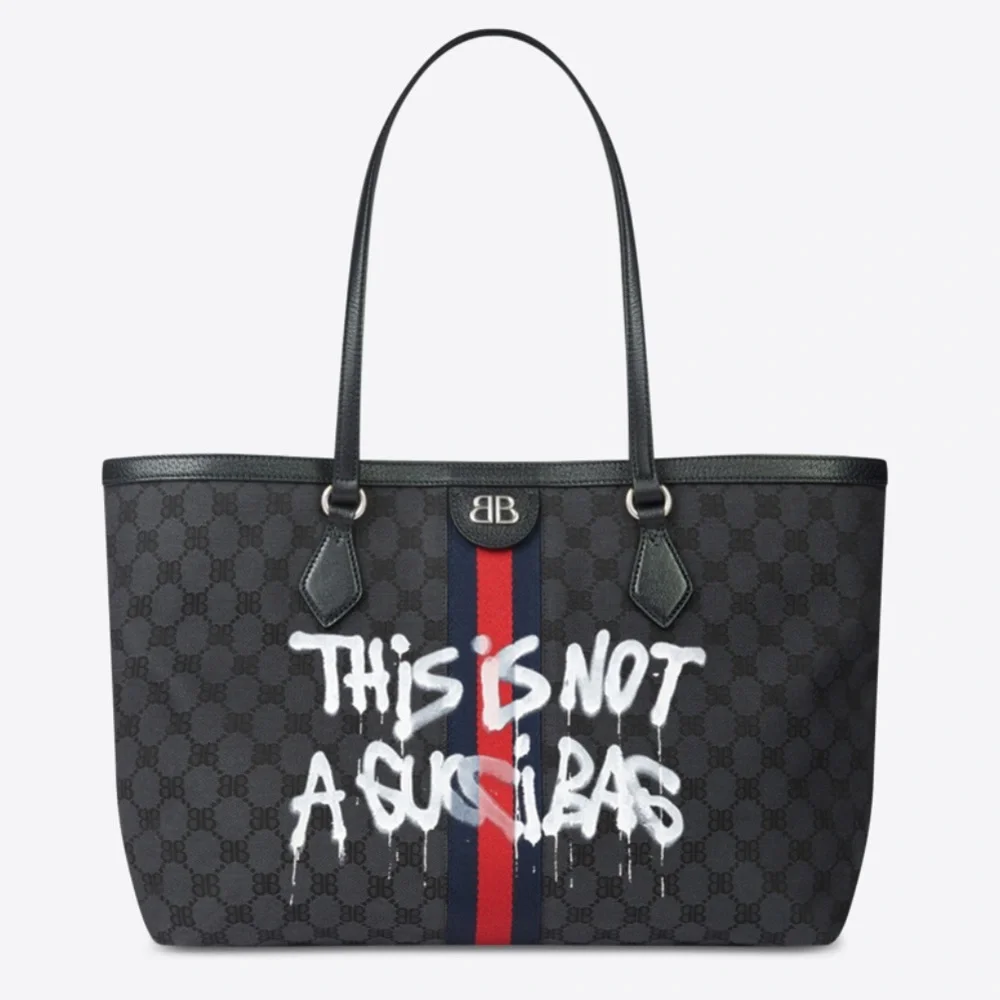 NWT Balenciaga/Gucci Collaboration Hacker Project Graffiti Bag - Picture 1 of 4